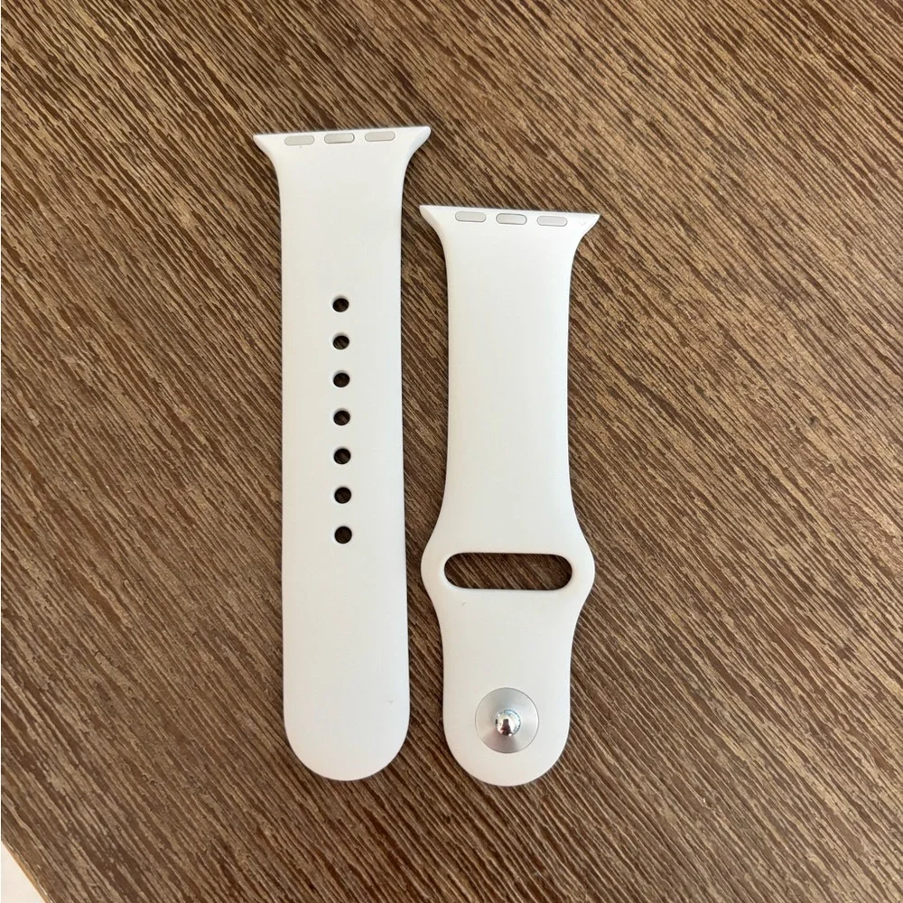 Apple starlight sport band Watch Band for 40mm Smartwatch nwot s/m